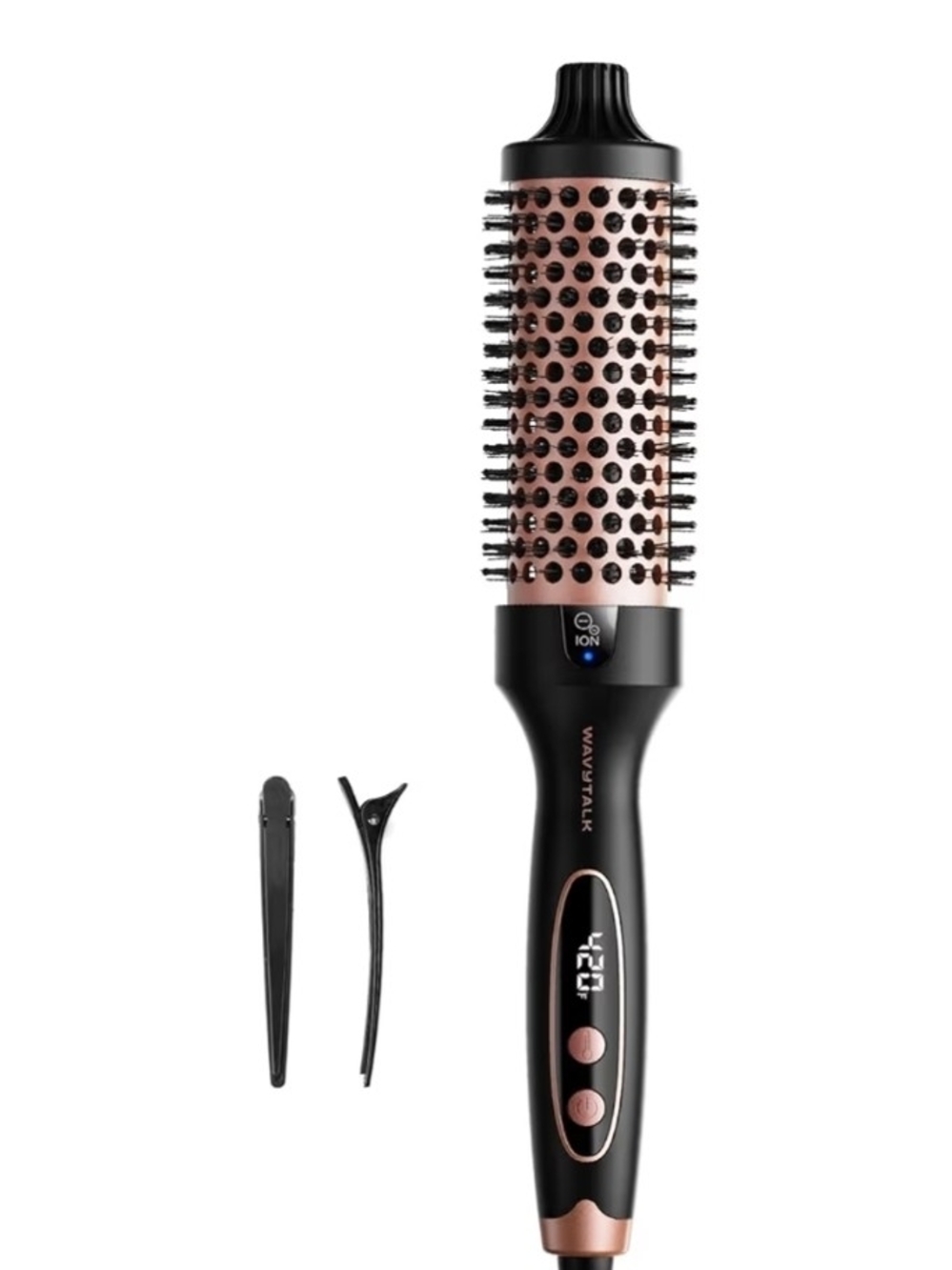 Wavytalk Thermal Brush Blowout Boost 1.5″Negative Ion, Tourmaline Ceramic